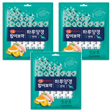 하림펫푸드 밥이보약 하루양갱 강아지 간식, 면역, 224g, 3개