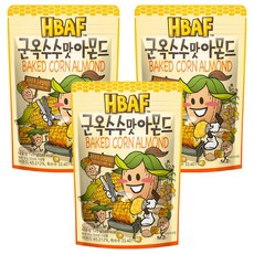 바프 군옥수수맛 아몬드, 120g, 3개 120g, 3개