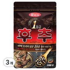 움트리 1등급 후추분, 200g, 3개