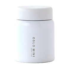 OSLO 迷你食物保溫罐, 白色, 220ml, 1個