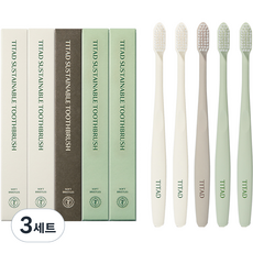 티타드 서스테이너블 칫솔 5p 세트, 5개, 3세트