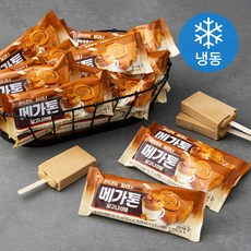 롯데웰푸드 메가톤 달고나라떼 막대 아이스밀크 (냉동), 70ml, 40개