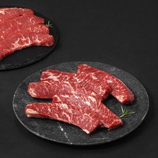 푸드랩플러스 미국산 꽃갈비살 200g + 플랫아이언 400g 콤보팩 세트 (냉장), 1세트