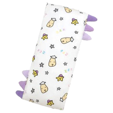 baa baa sheepz 抱抱羊 安撫抱枕，M 尺寸 (18x38cm)，95% 嫘縈（竹纖維）, 中(38 x 18cm), 紫帽子