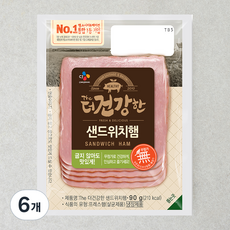 더건강한 샌드위치햄, 90g, 6개