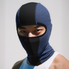 summertect Frosty涼感巴拉克拉法帽 STBCS2316, 藍黑