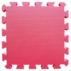 EVA巧拼地墊, 32 x 32 x 1公分, 紅色, 40片裝, 32 x 32 x 1cm, 1組