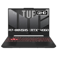 에이수스 2024 TUF 게이밍 A15 라이젠7 라이젠 8000 시리즈 지포스 RTX 4060, Mecha Gray, 1TB, 16GB, WIN11 Home, FA507UV-HQ095W