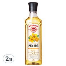 해표 카놀라유, 500ml, 2개