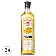 해표 해바라기유, 900ml, 3개