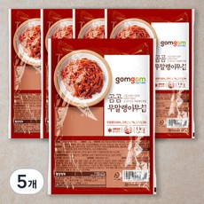 곰곰 무말랭이 무침 (냉장), 1kg, 5개