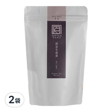 恩品禮茶 100%台灣黃金牛蒡茶包 6g*12包*2袋, 無咖啡因, 養生茶飲