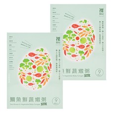 裸廚房 大寶寶粥 5包 - 鯛魚鮮蔬口味, 嚴選在地食材，安心食用, 可常溫保存，方便外出攜帶, 鯛魚鮮蔬, 800g, 2盒