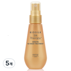 실크테라피 케라틴 노워시 트리트먼트, 5개, 60ml