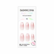 Dashing Diva 時尚潮流美甲片-極致粉紅, 30片入, 免膠水美甲貼片, 時尚美甲, 1組