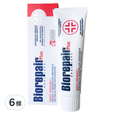 Biorepair 貝利達 抗敏加強型牙膏, 75ml, 6條