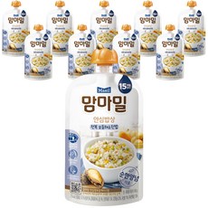 맘마밀 안심밥상 레토르트이유식, 전복 모듬채소진밥, 140g, 10개