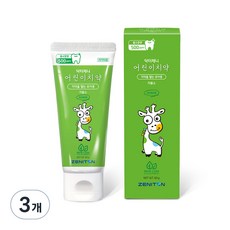 ZENITON 兒童牙膏, 3個, 60g