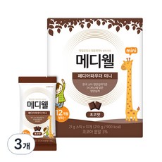 엠디웰 메디웰 페디아 파우더 미니 초코맛, 210g, 3개