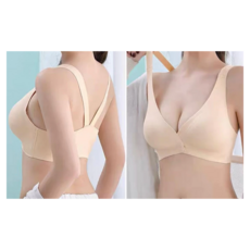 70ABC-75AB 無鋼圈內衣, 尺寸M, 奶茶膚色, M, 奶茶膚