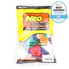 네오텍스 30cm 라운드풍선 50p, 스탠다드혼합, 1개