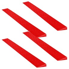 ReadyBox 安全門檻斜板 門檻斜坡支撐, 4個, 紅色