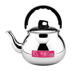 潔豹 304不鏽鋼華麗琴音茶壺 10L, SGS無毒檢驗, 耐熱電木手把, TH-11220, 1個