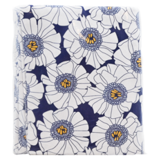 BED&DECO 牛津布 雛菊海軍藍款 1入, 110x180公分, 100%純棉, 110*180cm, 海軍藍雛菊款, 1條