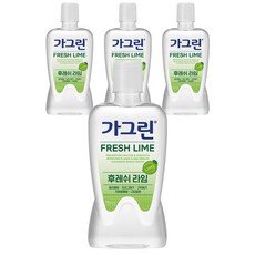 가그린 후레쉬 라임 구강청결제, 750ml, 4개