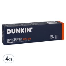 던킨도너츠 디카페인 블렌드 캡슐커피, 5g, 20개입, 4개 5g, 20개입, 4개