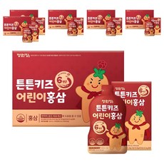 정원장 튼튼키즈 어린이 홍삼, 600ml, 6개 6개, 600ml