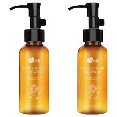 舒力優老薑艾草溫感按摩油100ml 2入組，舒緩疲勞、促進循環，草本精華呵護肌膚, 100ml, 2瓶