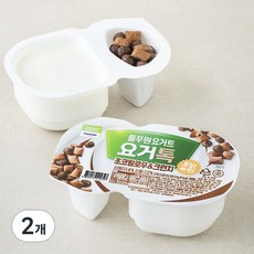 풀무원 다논 요거톡 초코필로우 & 크런치 2개입, 124g, 2개