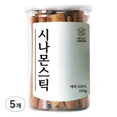 헬로우그린 시나몬스틱, 150g, 5개