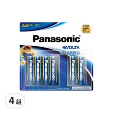 Panasonic Evolta 鈦元素鹼性3號AA電池, 10顆, 4組