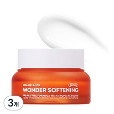 은율 비타 밸런스 원더 소프닝 크림, 50ml, 3개