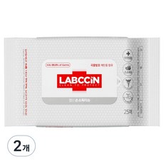LABCCiN 手消毒濕紙巾, 25張, 2個