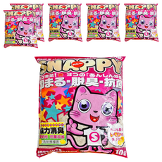 SNAPPY 檸檬香細貓砂，凝結力強，低粉塵，香氛顆粒, 檸檬香, 10L, 6包