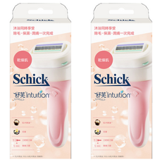 Schick 舒適牌 舒芙仕女除毛刀 (乾燥肌用) - 除毛保濕潤膚一次完成, 2盒