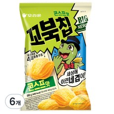 오리온 꼬북칩 콘스프맛, 80g, 6개