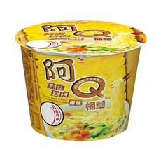 統一 阿Q桶麵 蒜香珍肉風味 106g, 3入