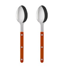 사브르 비스트로 샤이니 디너스푼 21.5cm, 오렌지, 2개