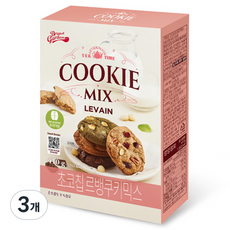 브레드가든 초코칩 르뱅 쿠키믹스, 410g, 3개