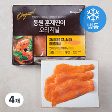 동원 훈제연어 오리지널 (냉동), 180g, 4개