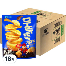 무뚝뚝감자칩 통후추 소금맛 과자, 60g, 18개