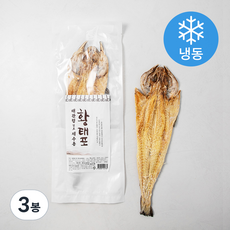 제수용 대관령 황태포 (냉동), 70g, 3봉