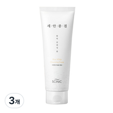 싸이닉 세안종결 쌀떡 클렌징폼, 220ml, 3개