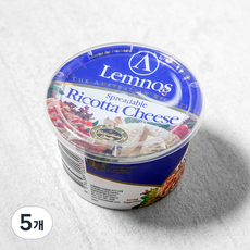 램노스 리코타 치즈, 250g, 5개