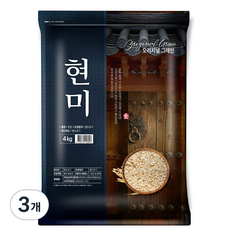 오가그레인
 오리지널그레인 현미 4kg 3개