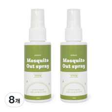 플라팜 모기기피제, 8개, 60ml